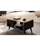 RANDOM LAW-1 COFFEE TABLE, COLOR: WOTAN OAK/BLACK order